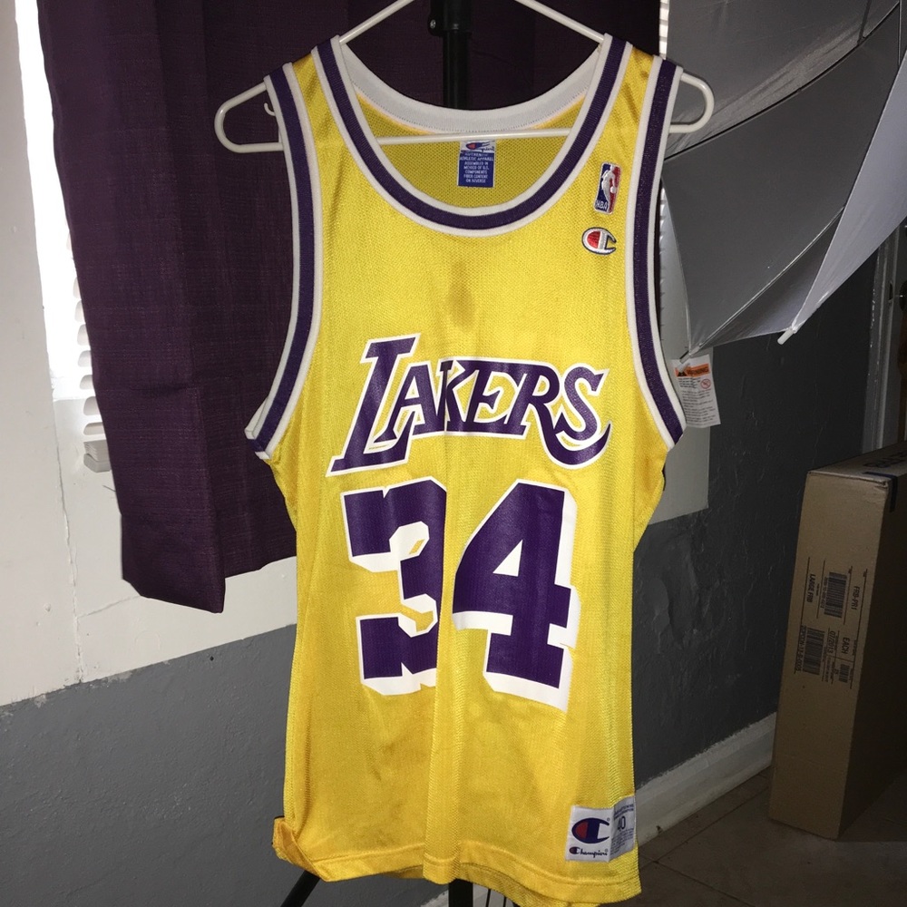 O’neal Lakers Champion Jersey